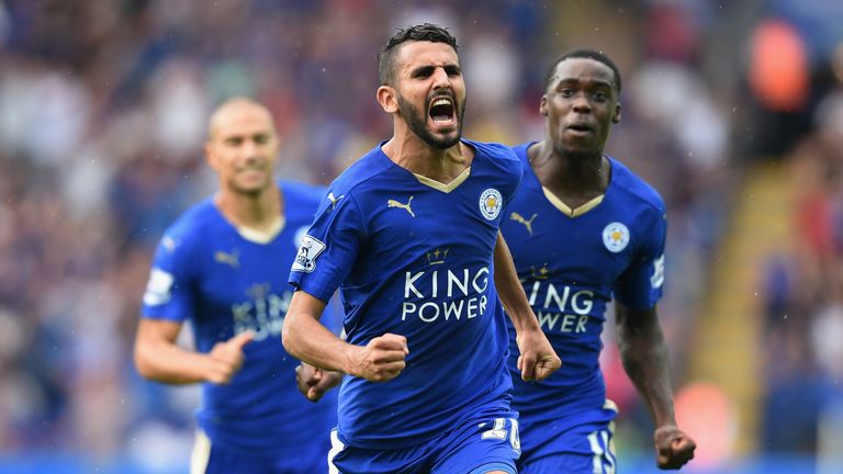 Riyad Mahrez continued his fine scoring run for Leicester