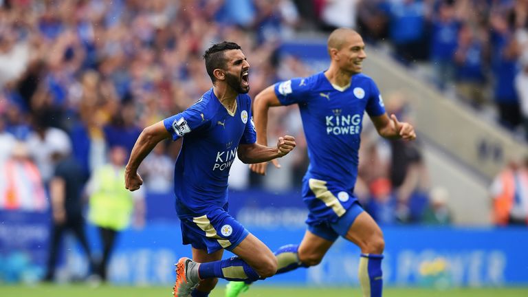 Riyad Mahrez netted his fourth goal of the season to earn Leicester a point