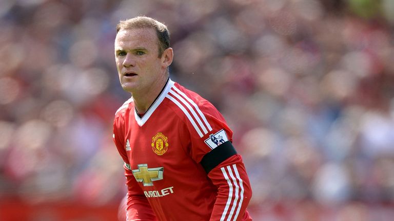 Manchester United's Wayne Rooney in action against Tottenham