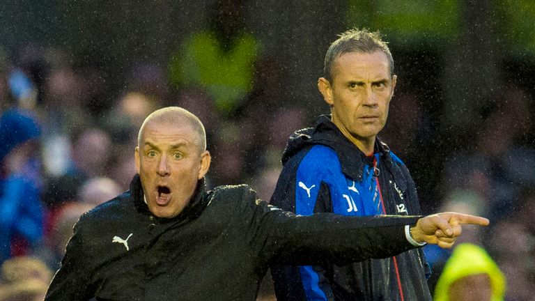 Mark Warburton saw Rangers progress to the last eight of the Petrofac Cup at Ayr