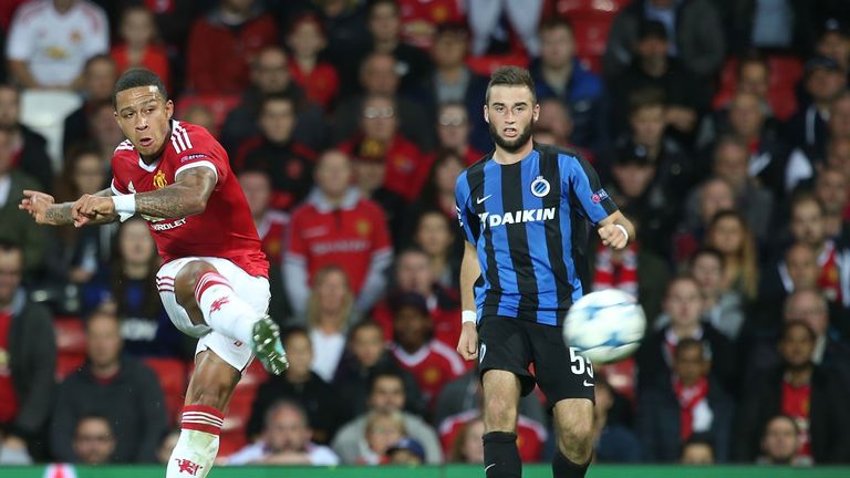 Memphis Depay of Manchester United
