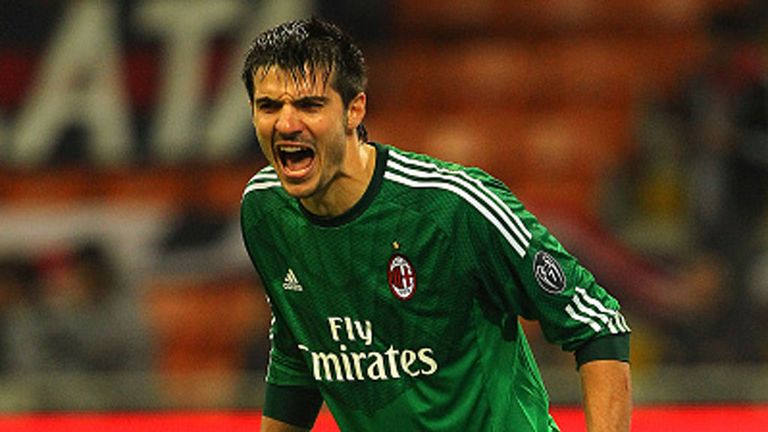 Michael Agazzi is yet to make a Serie A appearance for AC Milan