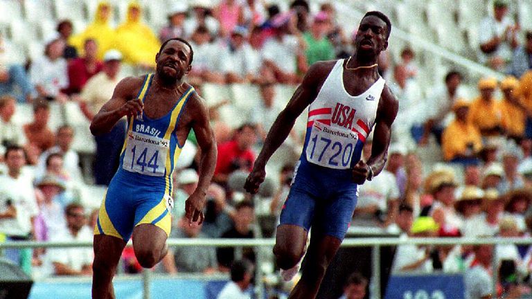 Food poisoning ruined Michael Johnson's hopes of winning gold at the 1992 Barcelona Games