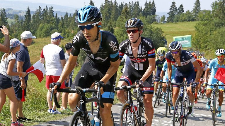 Mikel Nieve on stage six of the 2015 Tour of Poland