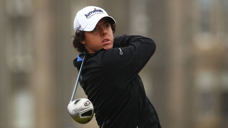 ST ANDREWS, SCOTLAND - JULY 15:  Rory McIlroy during the 2010 Open Championship