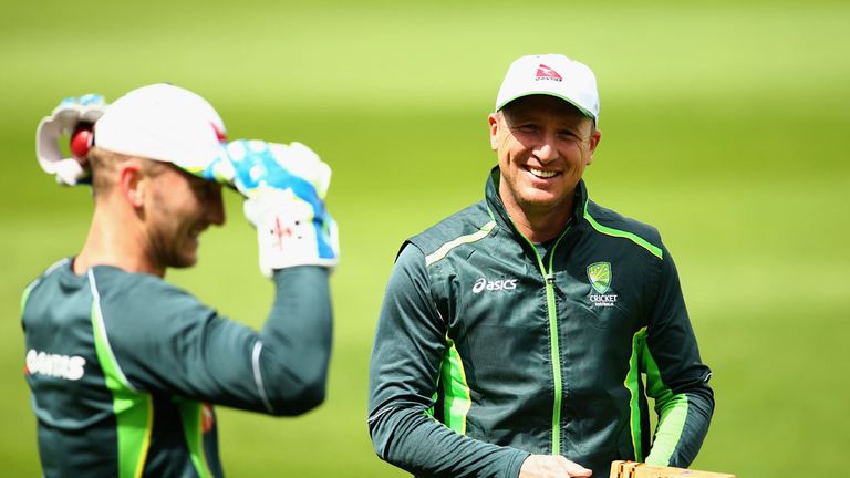 Brad Haddin (right) has been helping Peter Nevill to prepare for the Ashes Tests