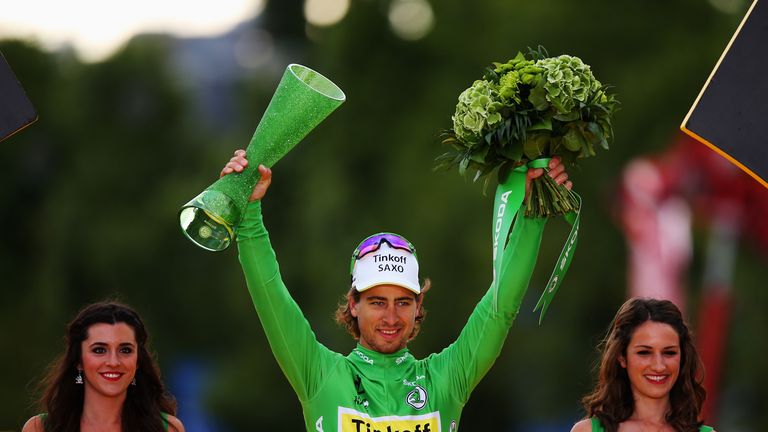 Peter Sagan won his fourth consecutive Tour de France green jersey this summer