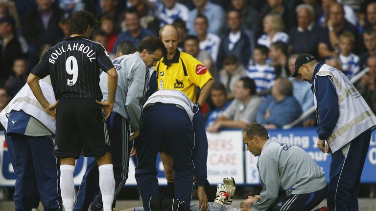 Jose Mourinho claimed Petr Cech waited half an hour for an ambulance after suffering a serious head injury at reading in 2006