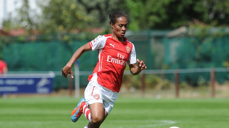 Rachel Yankey was on target for Arsenal Ladies against Millwall Lionessess