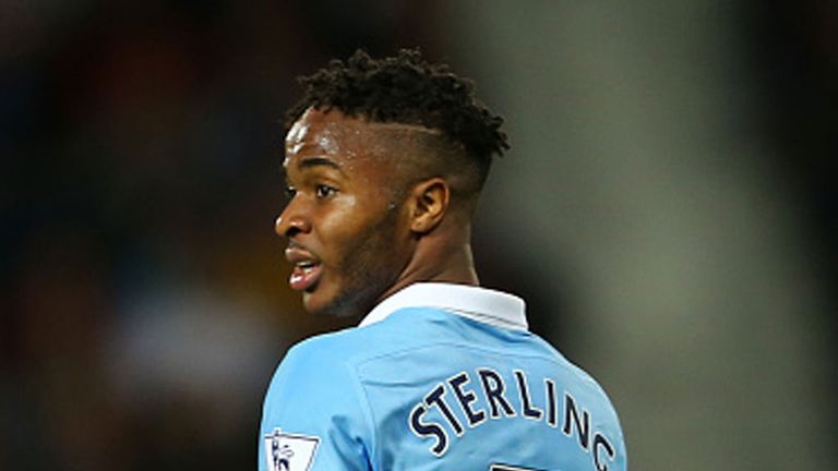 Raheem Sterling gave his shirt to a City supporter after completing his debut for the club