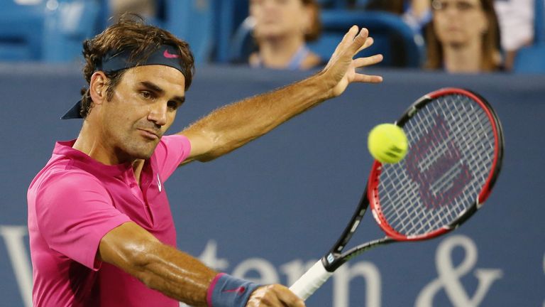 Roger Federer needed just 54 minutes to beat Kevin Anderson