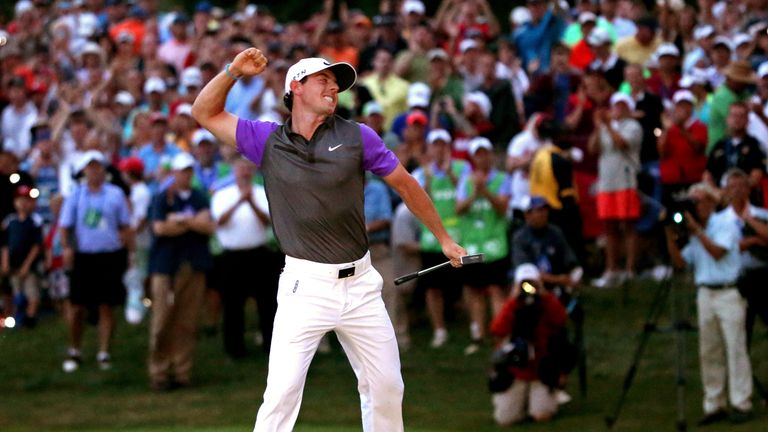 Rory McIlroy followed up a big win in 2012 with a narrow victory two years later