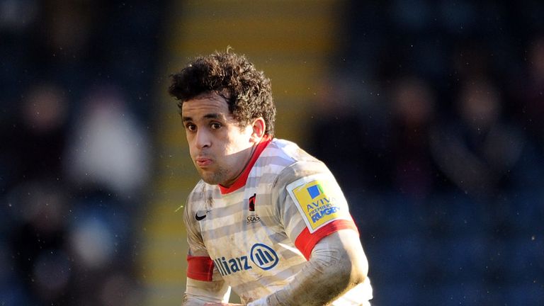 Sam Stanley in action for Saracens in 2013