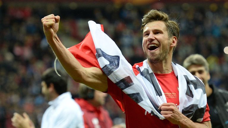 Sevilla's Polish midfielder Grzegorz Krychowiak