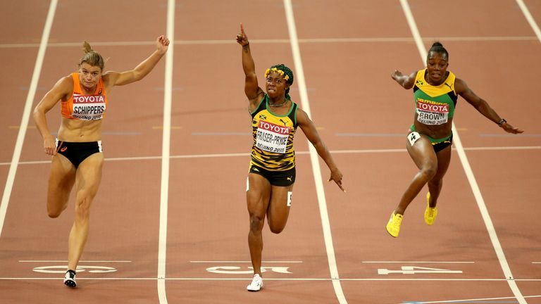 Shelly-Ann Fraser-Pryce, 100m 