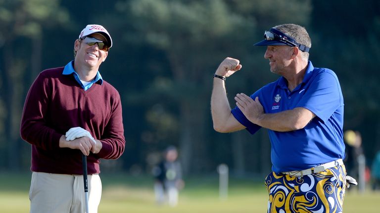 Beefy's not the only member of the Sky Sports' commentary team who enjoys golf, with Shane Warne also playing regularly. 