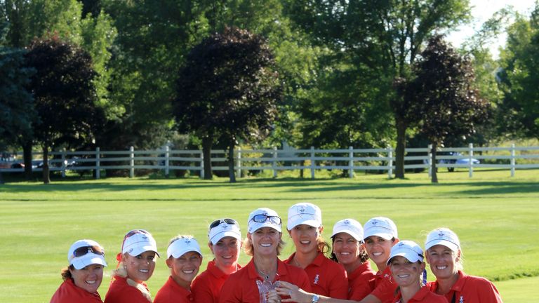 Team USA broke the Solheim Cup record with a third consecutive victory. 