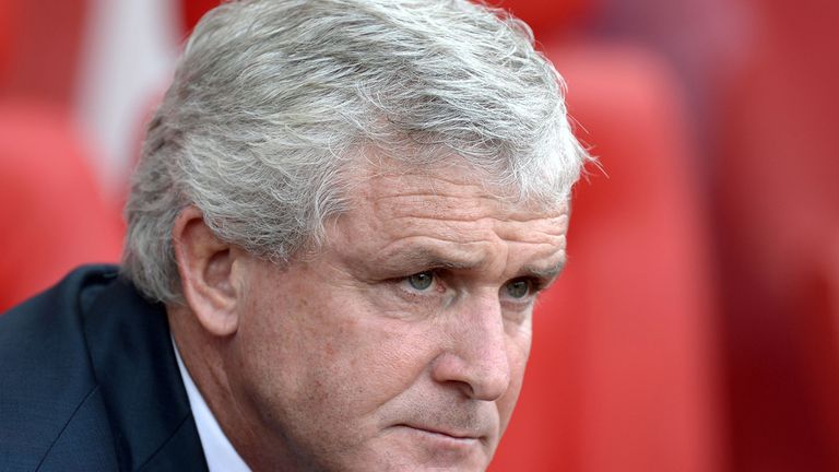 Stoke City manager Mark Hughes 