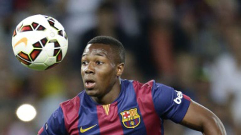 Adama Traore has made just four appearances for Barcelona's first-team