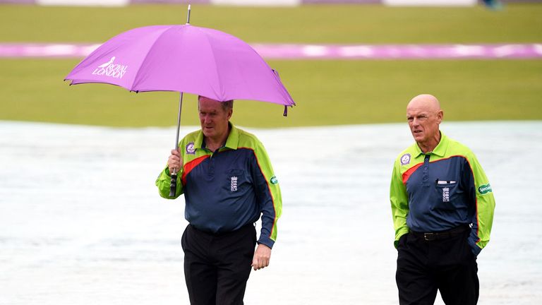 Rain prevented any play from taking place at Headingley on Tuesday