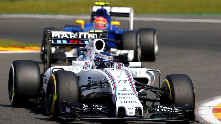 A rogue white-walled medium tyre on Bottas's right-rear proved costly