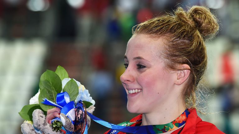Siobhan gets her hands on some bronze metal at the start of the World Championships in Kazan