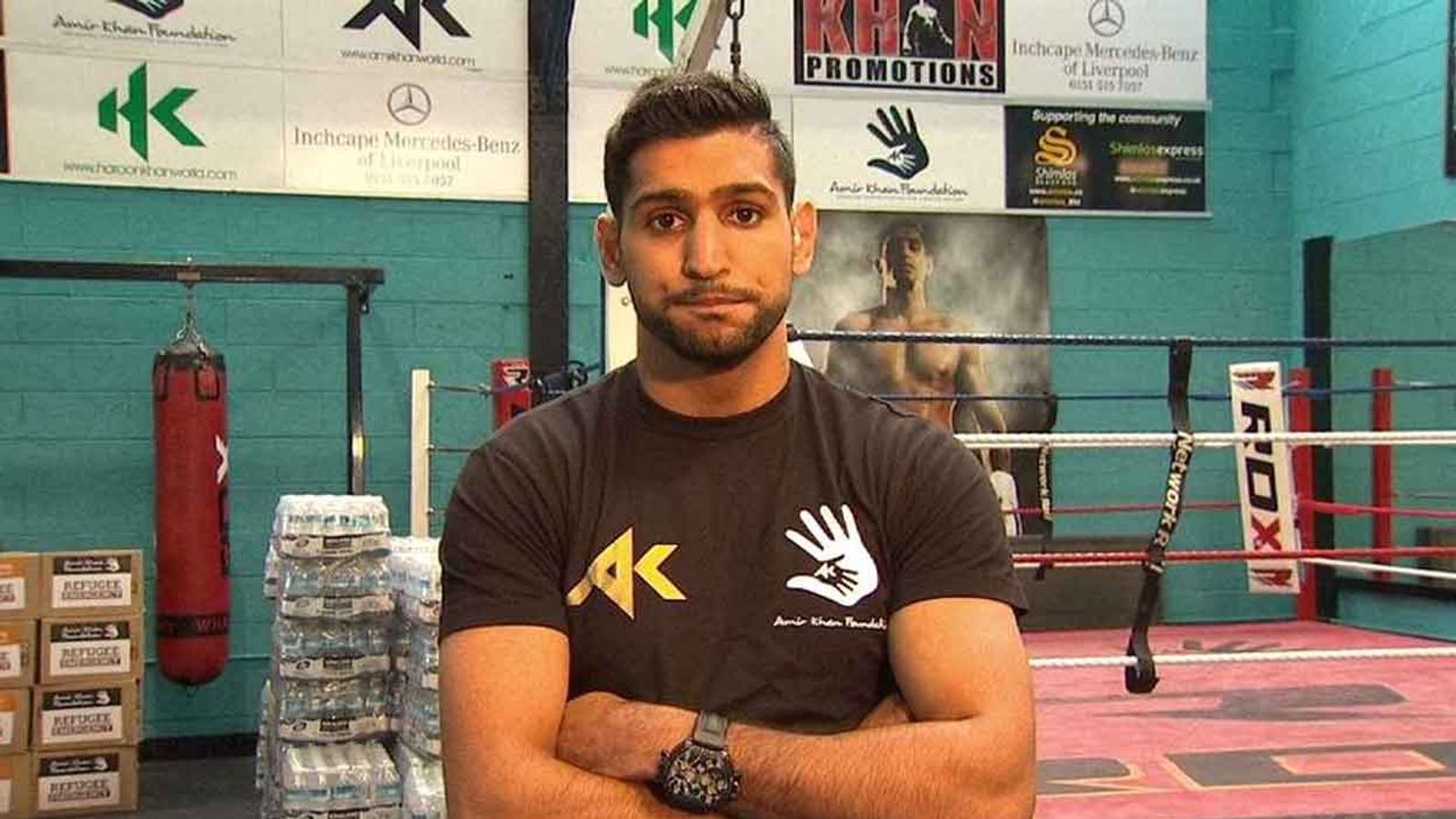 amir khan boxer weight and height