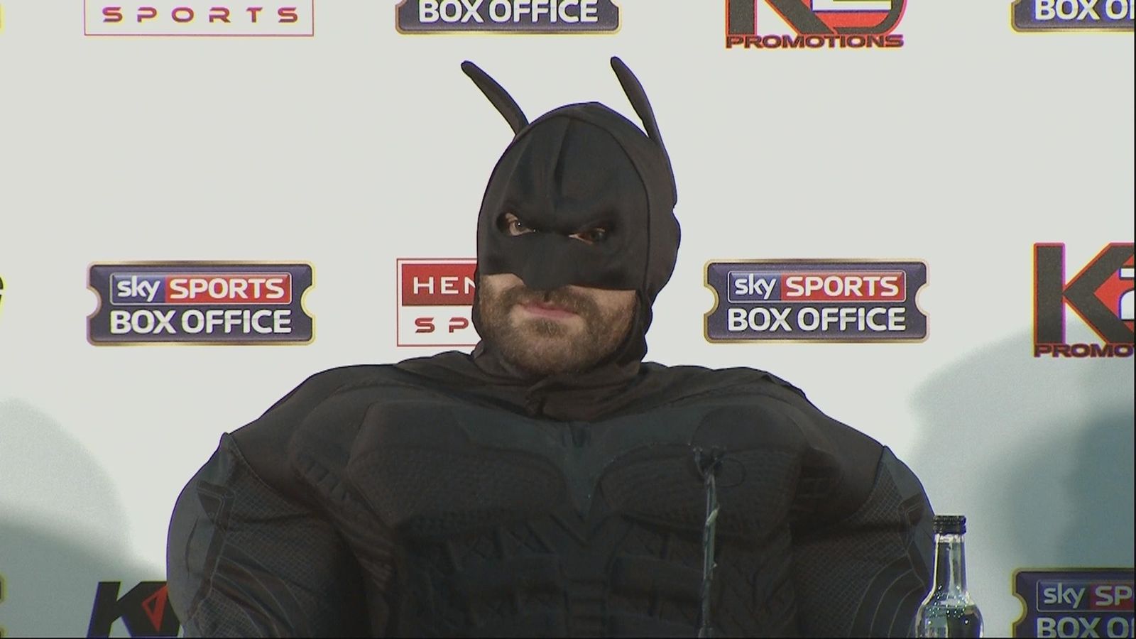 Wladimir Klitschko expects Tyson Fury, has to make do with Batman Boxing News Sky Sports