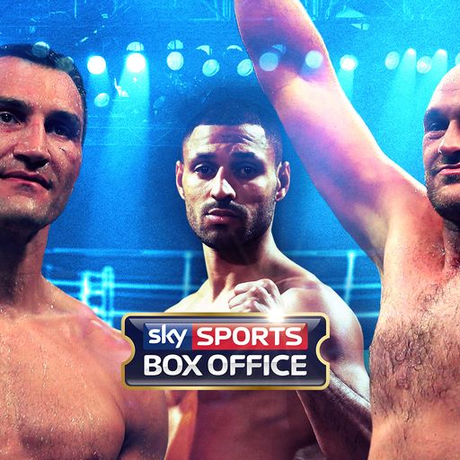 Sky Sports Box Office to show Klitschko-Fury