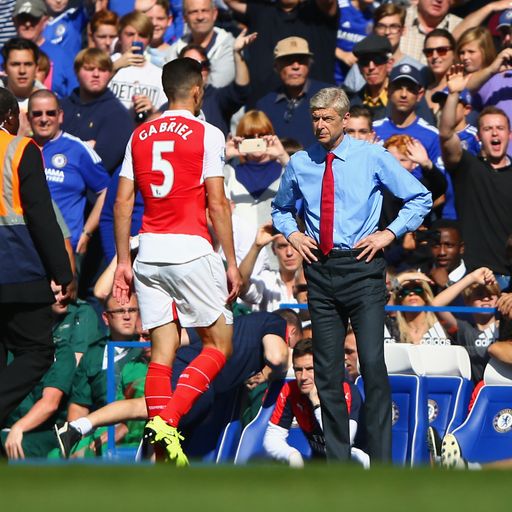 Gabriel red still angers Wenger