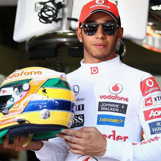 Lewis awed by Senna comparisons