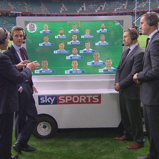 England's World Cup XV