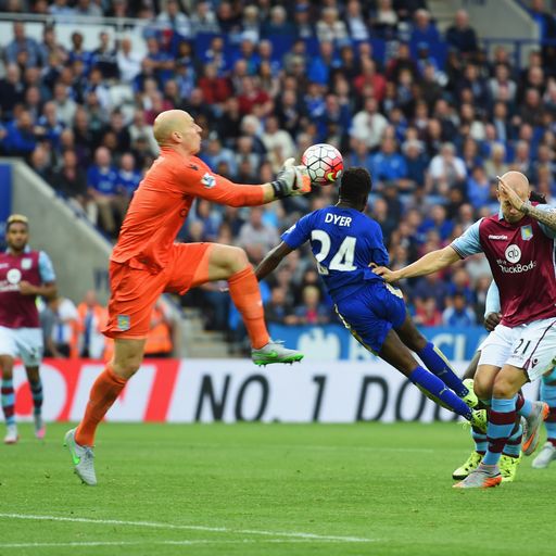 Leicester v Villa highlights