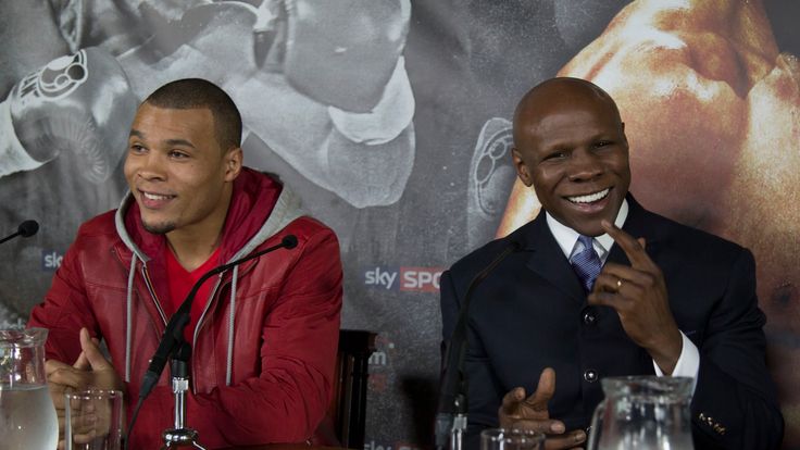 Chris Eubank Jr, Chris Eubank Snr, pic by Lawrence Lustig