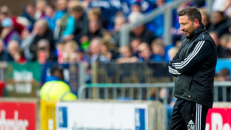 Aberdeen manager Derek McInnes was frustrated with his team's display in Inverness