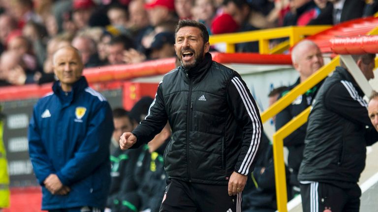 Aberdeen manager Derek McInnes