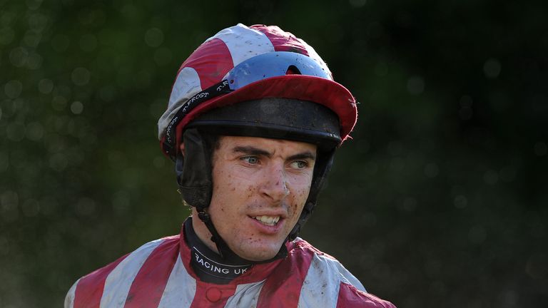 Jockey Aidan Coleman at Newton Abbot Racecourse on September 18, 2015 in Newton Abbot, England