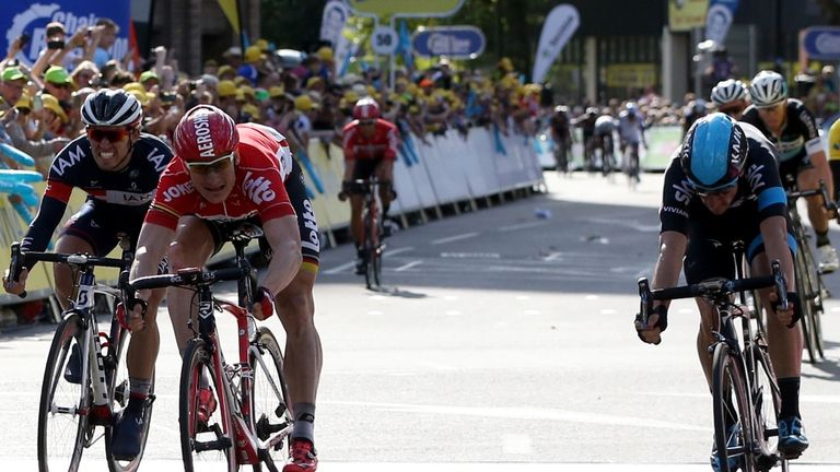 Andre Greipel, Elia Viviani, Tour of Britain, stage seven