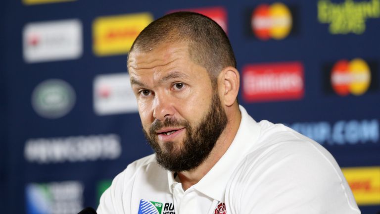 Andy Farrell at Tuesday's press conference