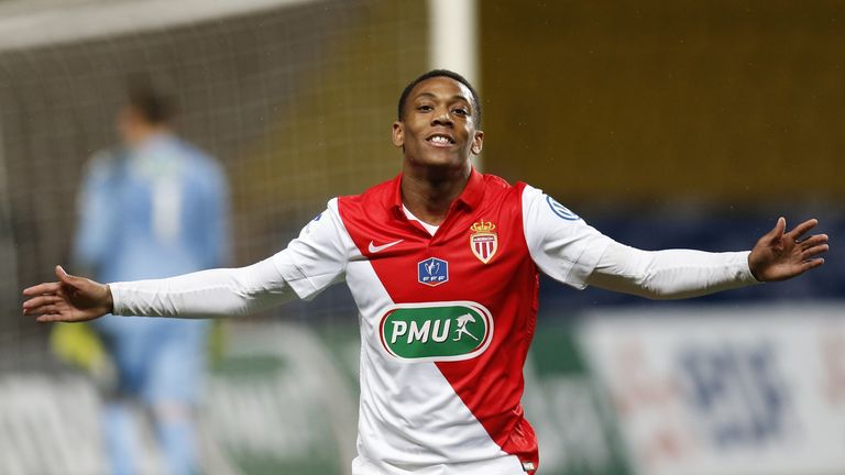 Monaco's French forward Anthony Martial