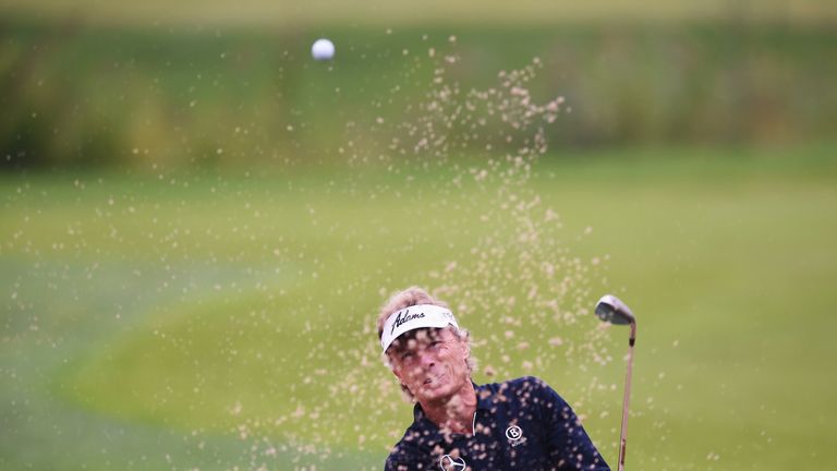 Bernhard Langer is still in contention heading in to the weekend 