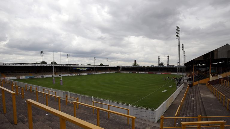 A general view of the Mend-A-Hose Jungle, home of Castleford Tigers