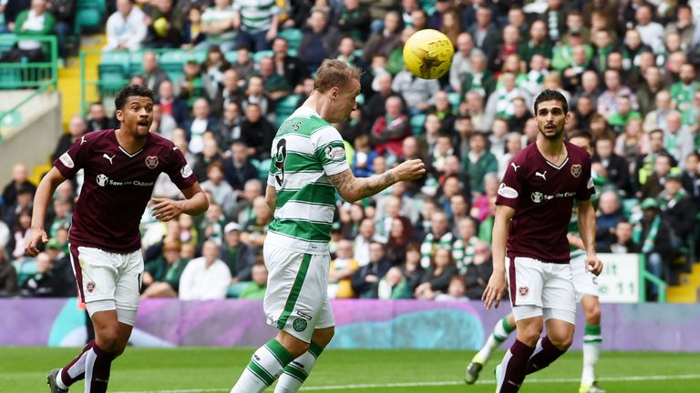 Celtic's Leigh Griffiths had a frustrating afternoon in front of goal
