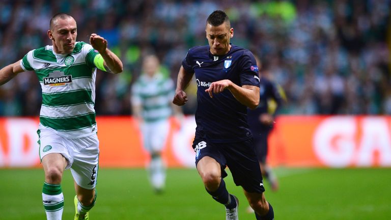 Brown was part of the Celtic side that were dumped out of the Champions League at the play-off stage