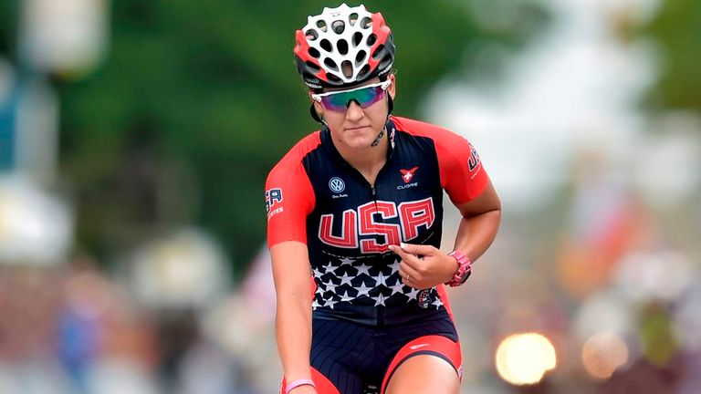Chloe Dygert, UCI Road World Championships, junior women's road race