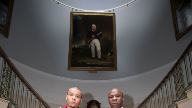 Chris Eubank Jr, Chris Eubank Sr, pic by Lawrence Lustig