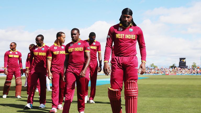 Chris Gayle and the West Indies will be absent from the 2017 Champions Trophy