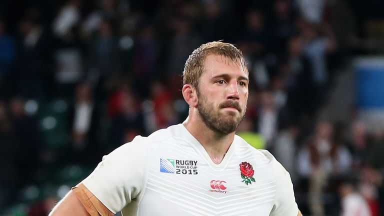 England captain Chris Robshaw looks dejected after the World Cup defeat to Wales