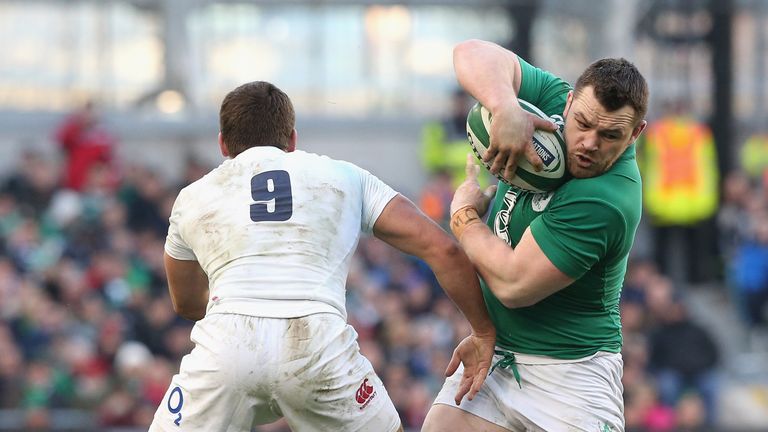 Cian Healy underwent surgery for a neck injury in May. 