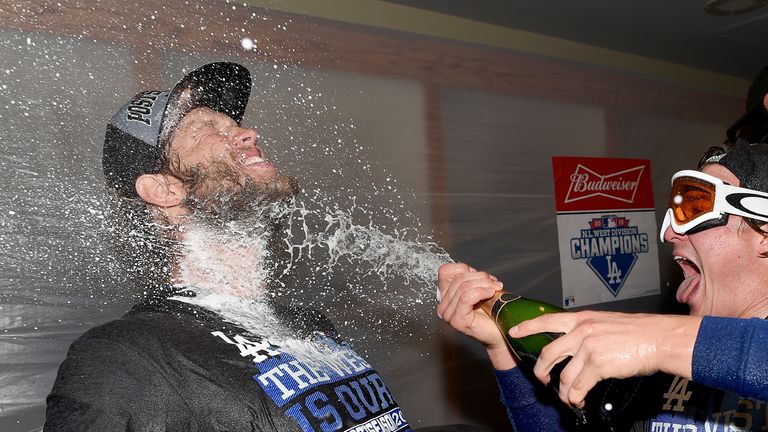 Dodgers clinch NL West